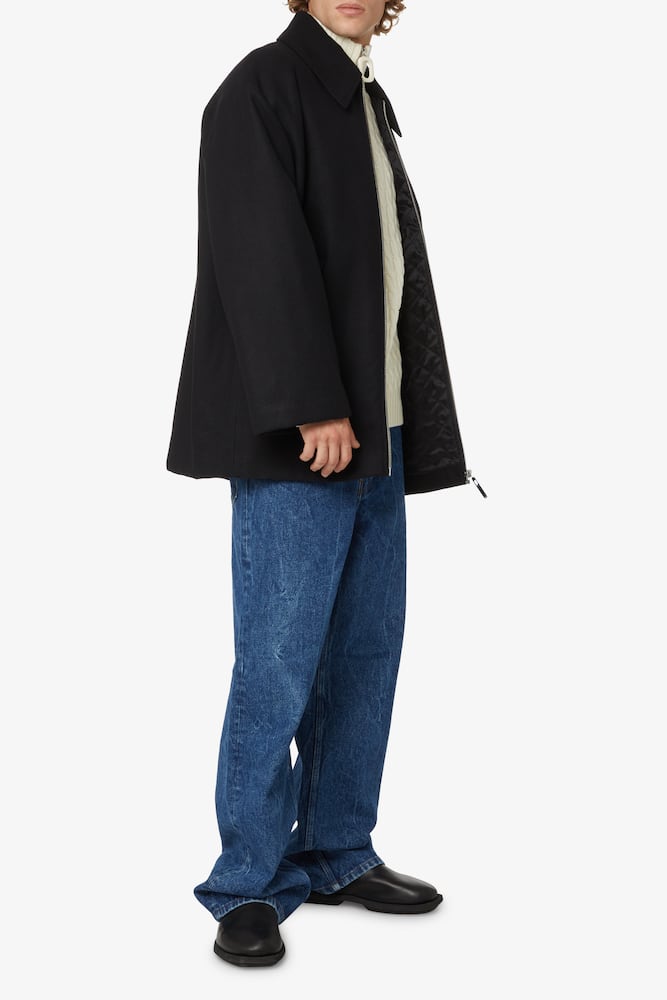 JW Anderson Ring puller padded short coat - Black - picture 2