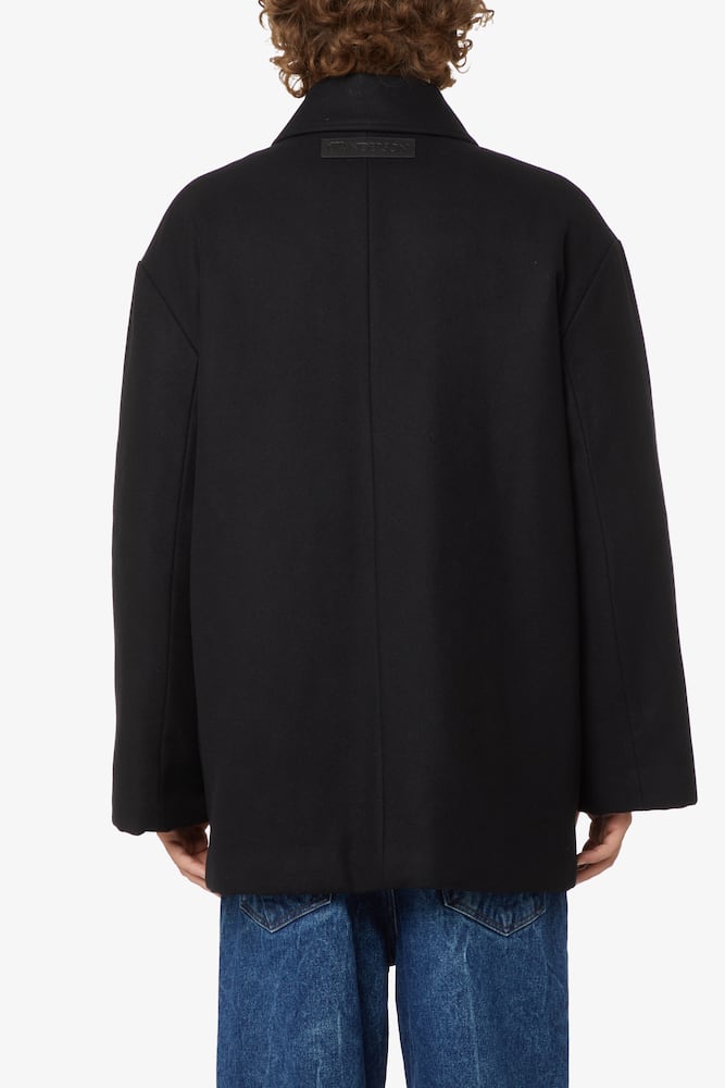 rinascente JW Anderson Ring puller padded short coat - Black