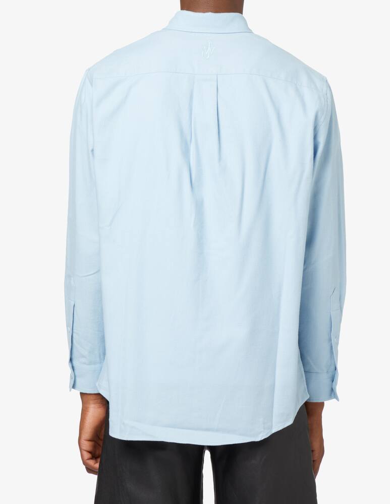 rinascente JW Anderson Camicia con cigno ricamato - Azzurro