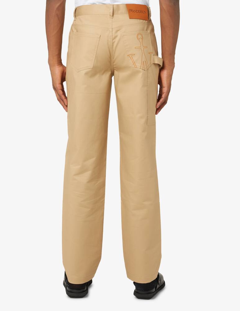 rinascente JW Anderson Pantalone da lavoro 5 tasche - Beige