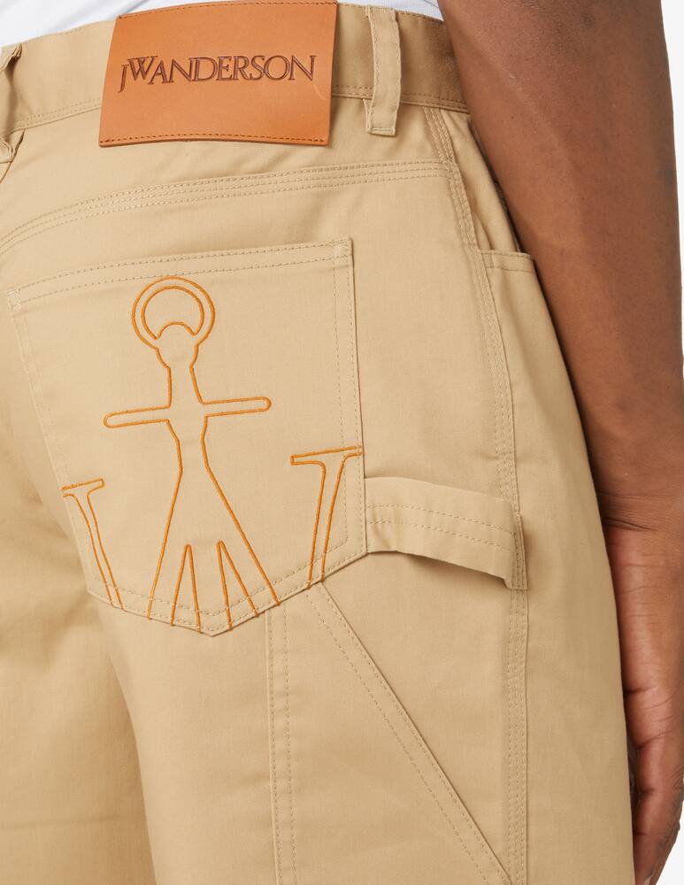 rinascente JW Anderson Pantalone da lavoro 5 tasche - Beige