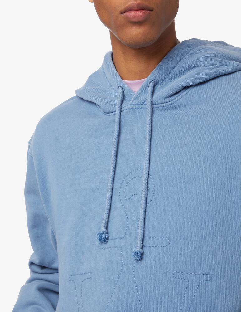 rinascente JW Anderson Felpa con cappuccio con ricamo 