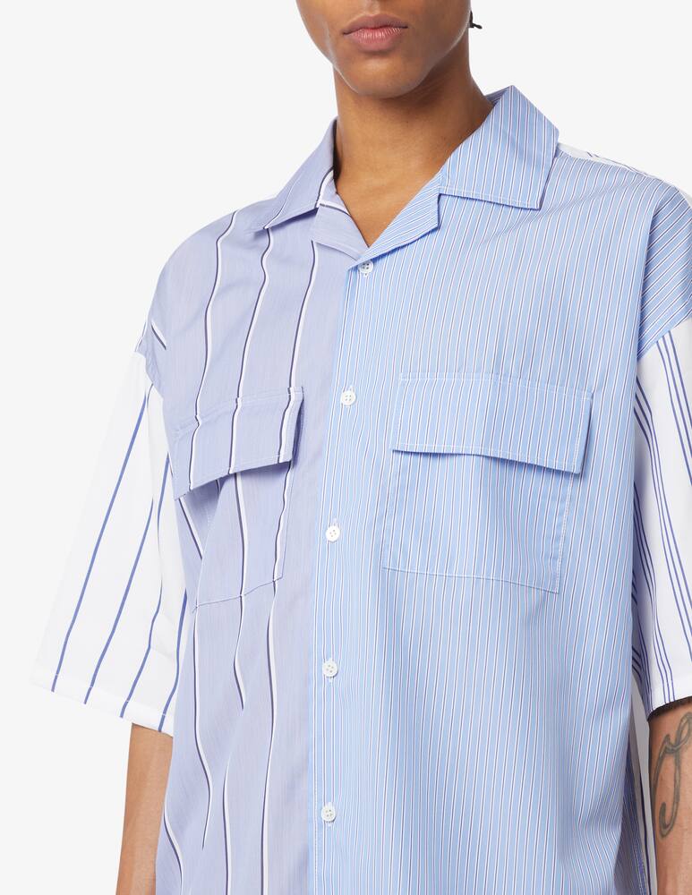 rinascente JW Anderson Relaxed fit striped short sleeve shirt 