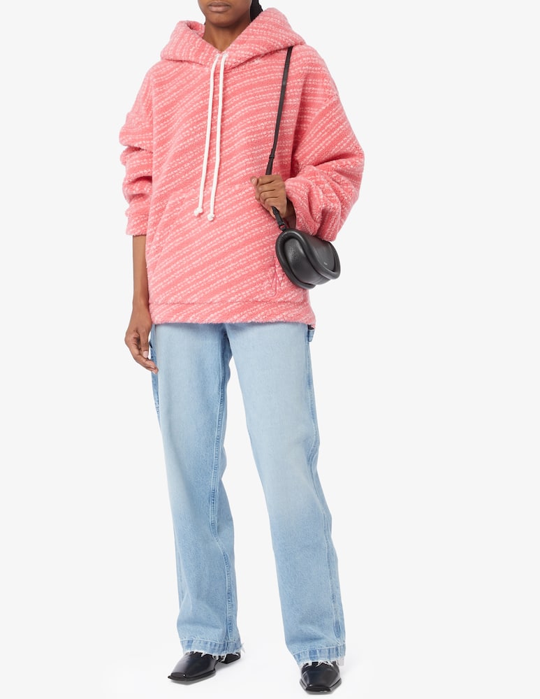 rinascente JW Anderson Felpa con cappuccio in spugna