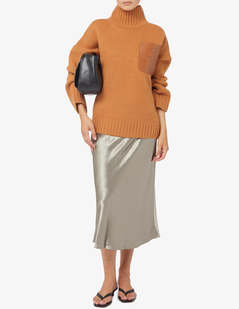 rinascente JW Anderson Maglione con tasca applicata in pelle