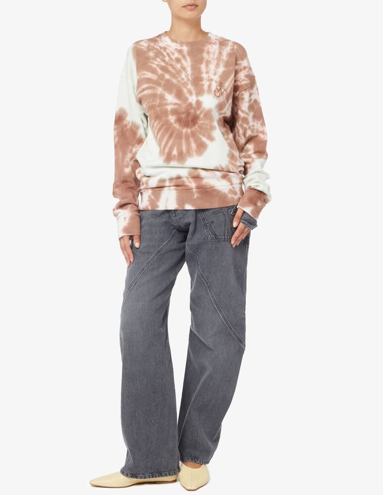 rinascente JW Anderson Felpa con gatto tie-dye