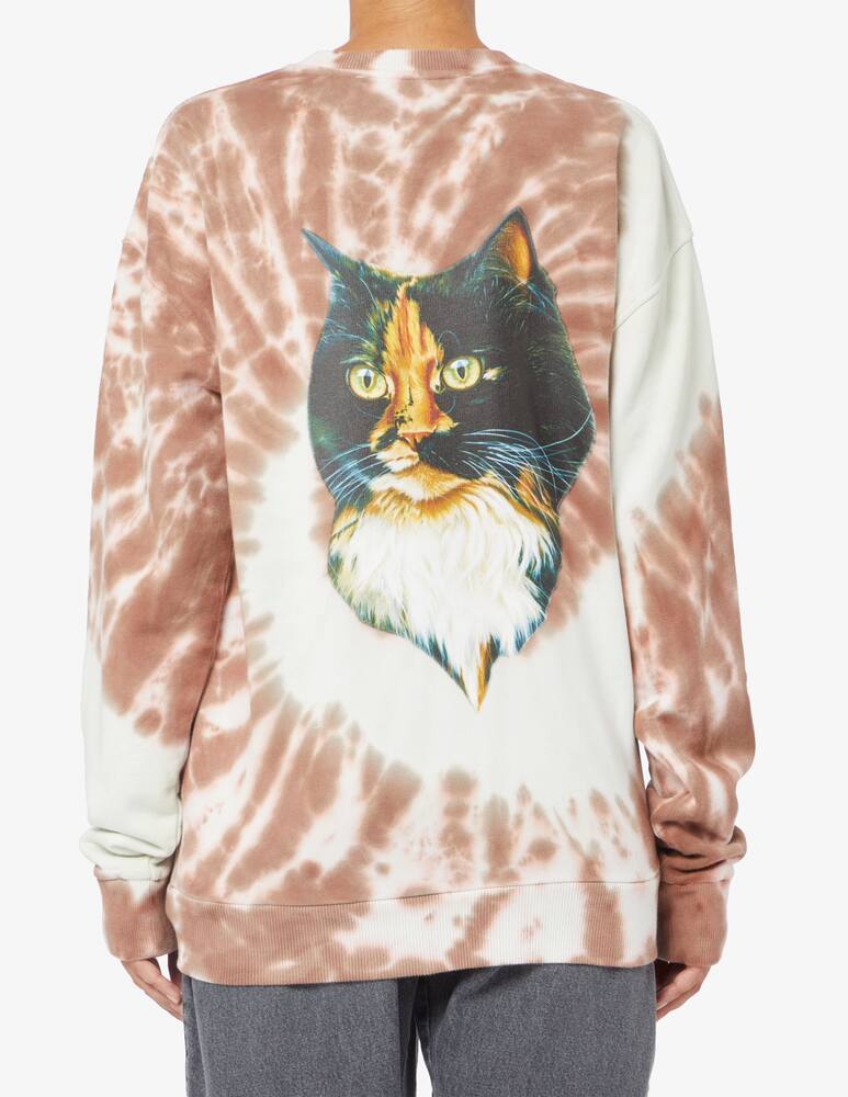 rinascente JW Anderson Felpa con gatto tie-dye