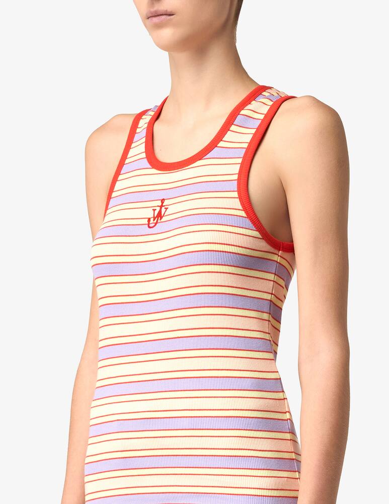 rinascente JW Anderson Striped contrast trim vest