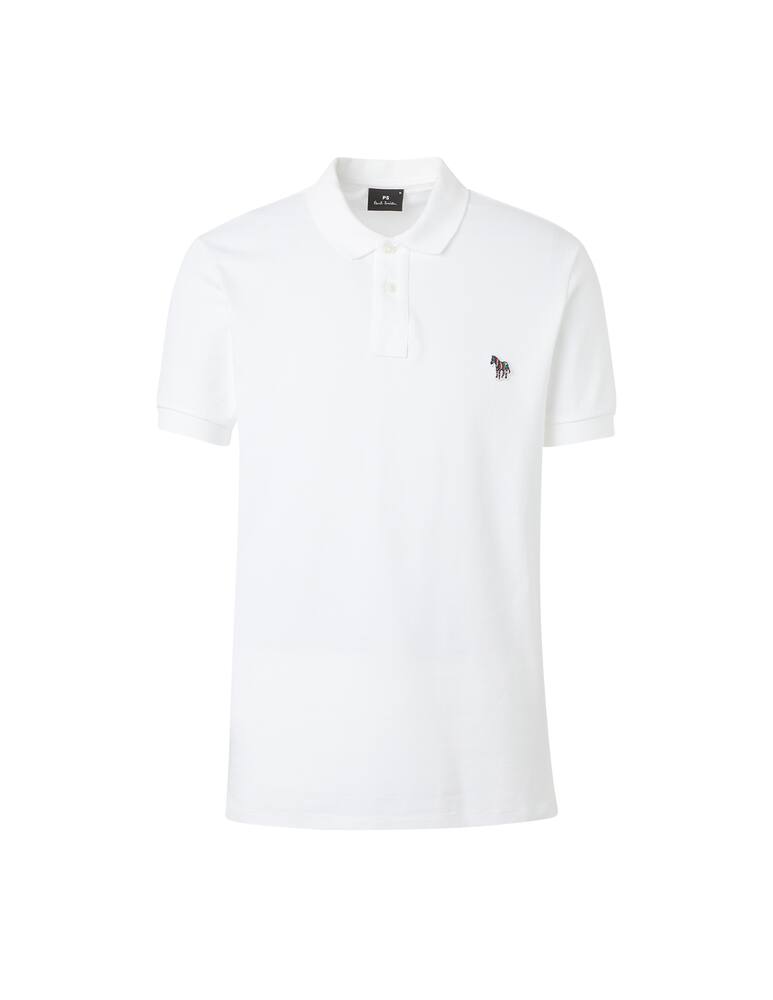 rinascente PS Paul Smith Zebra piquet polo - white