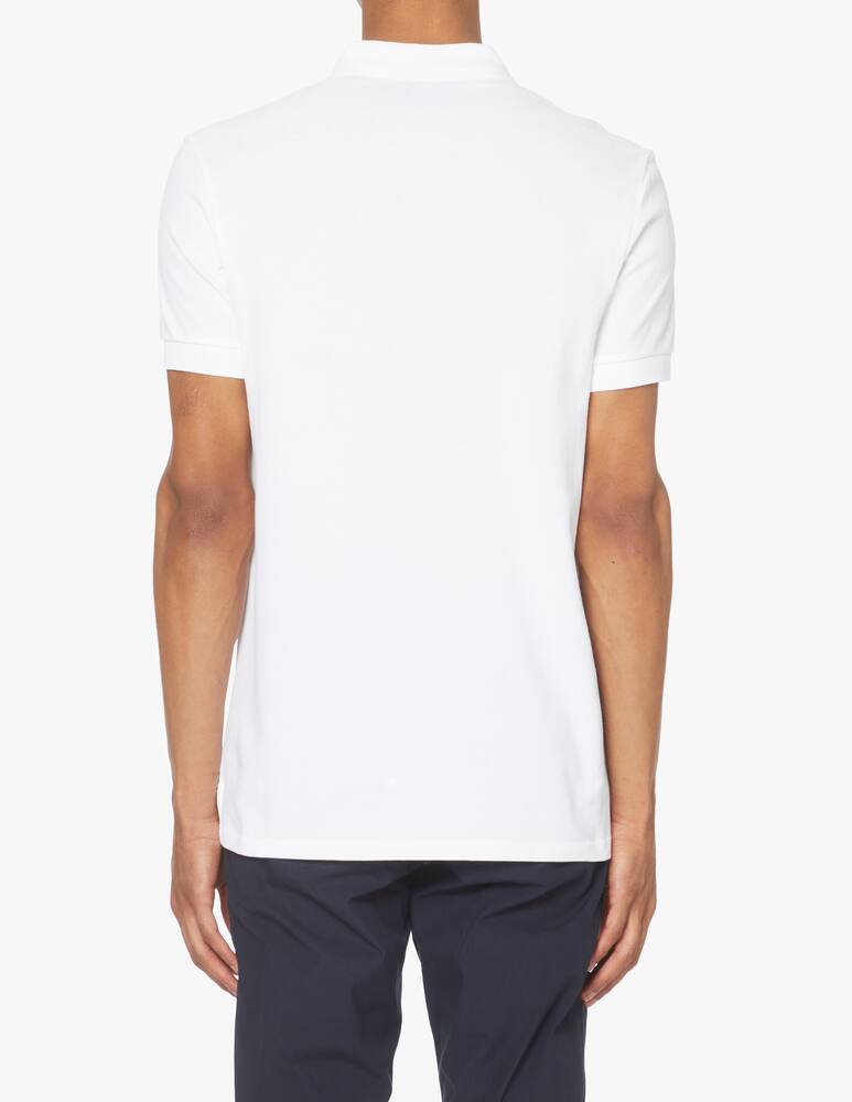 rinascente PS Paul Smith Zebra piquet polo - white