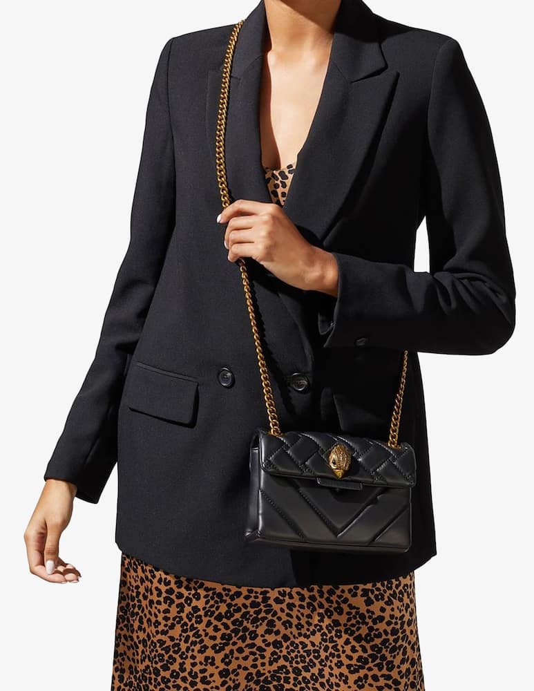 rinascente Kurt Geiger Kensington leather mini crossbody bag