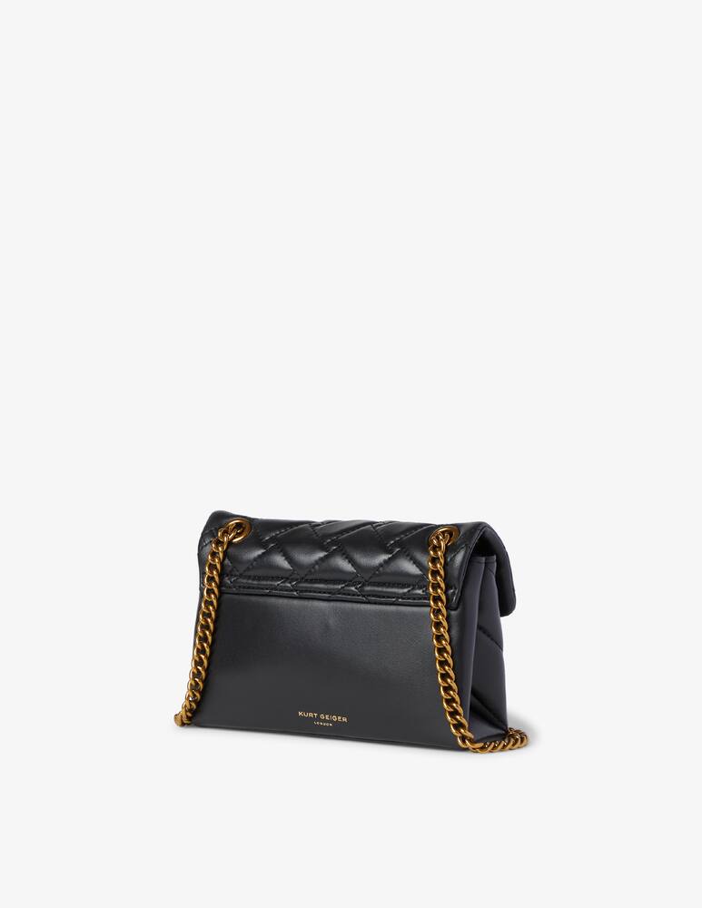 rinascente Kurt Geiger Kensington leather mini crossbody bag