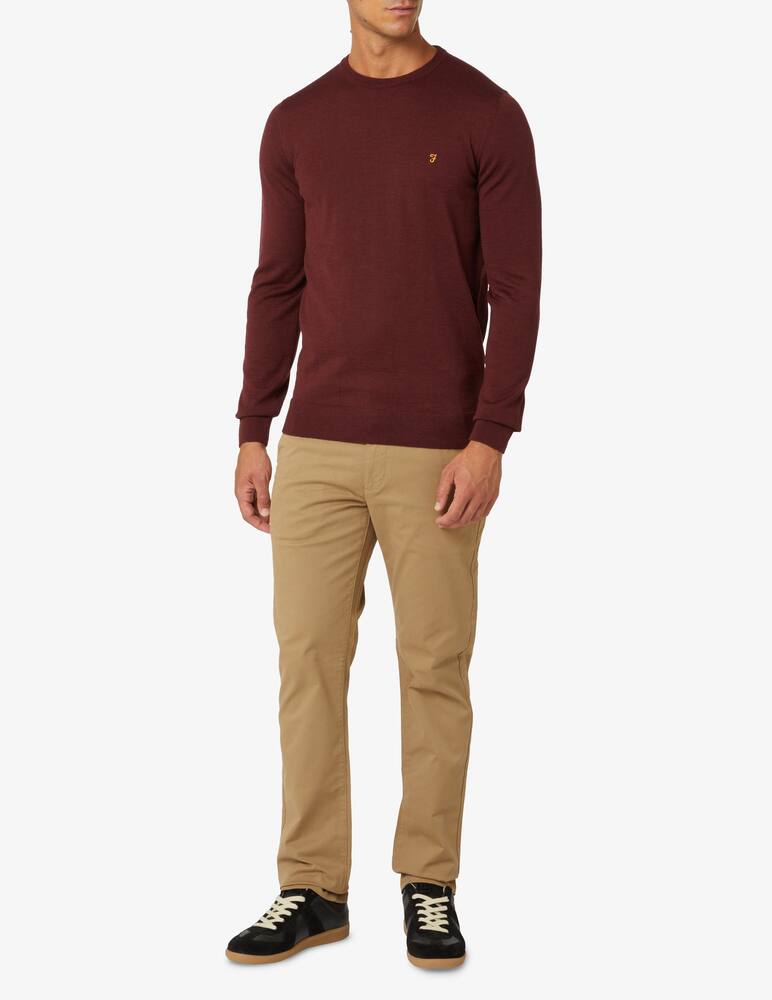 rinascente Farah Mullen merino wool sweater - Red