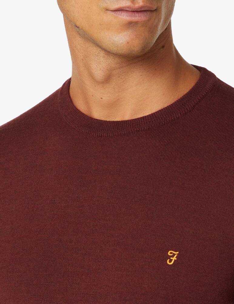 rinascente Farah Mullen merino wool sweater - Red