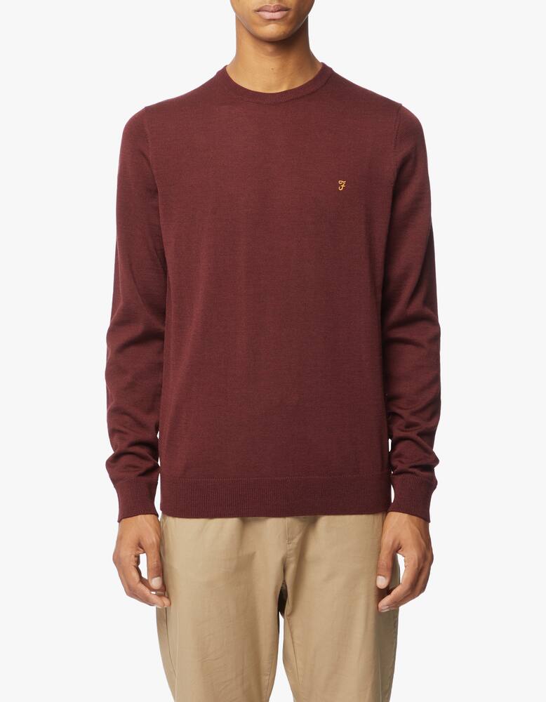 rinascente Farah Maglione girocollo mullen in lana merino 