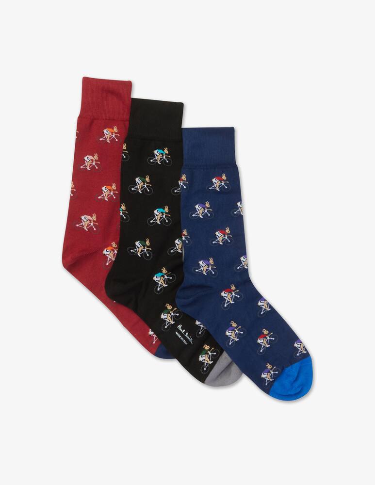 rinascente PS Paul Smith Calzini rabbits 3 pezzi - Multicolor