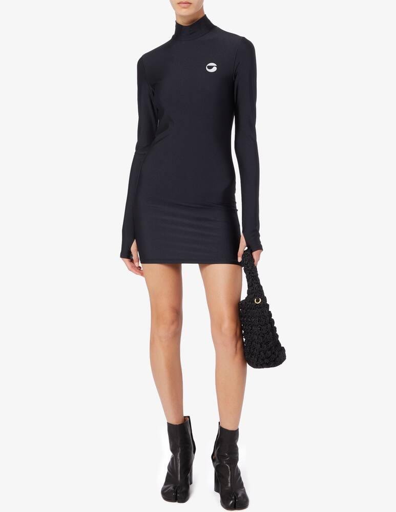 rinascente Coperni Mini abito aderente con collo alto
