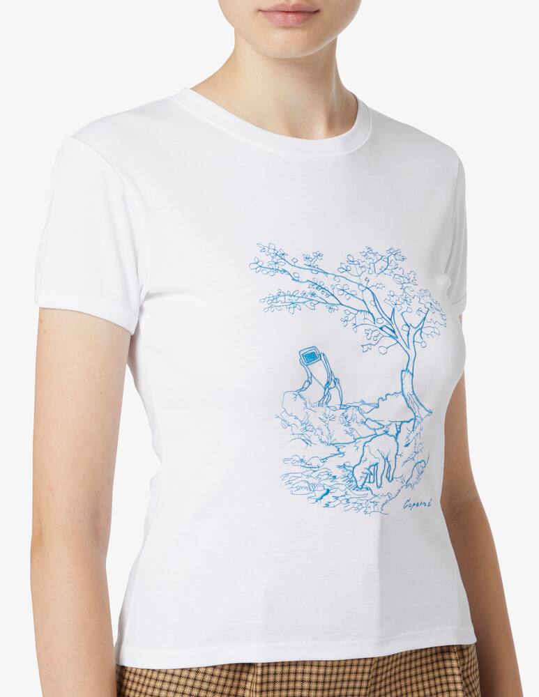 rinascente Coperni T-shirt toile de jouy