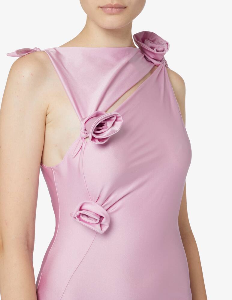Coperni Asymmetric Flower Gown - picture 4