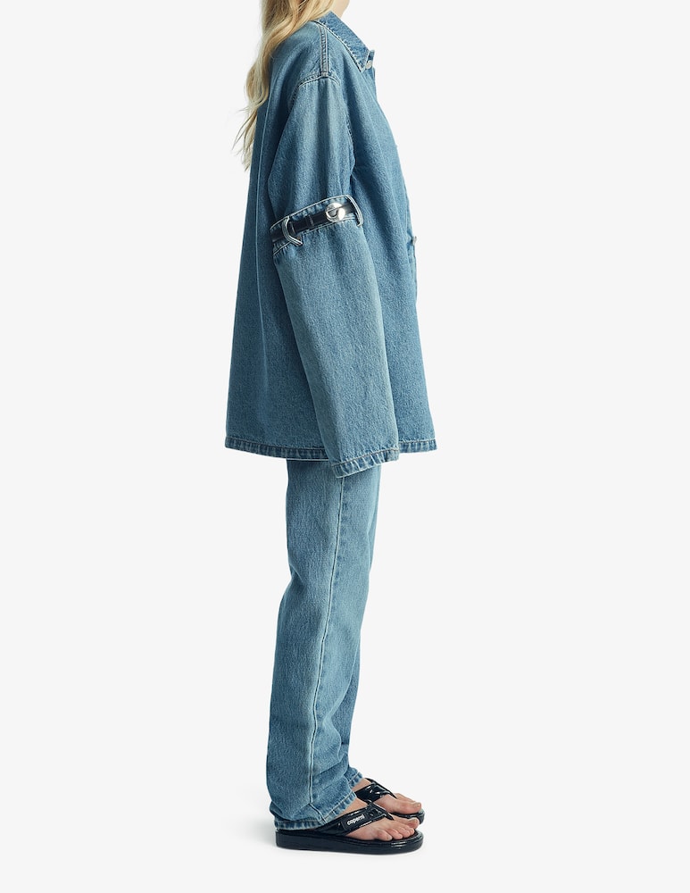 Coperni Giacca in denim con gomito aperto - immagine 2 Coperni Giacca in denim con gomito aperto - immagine 2