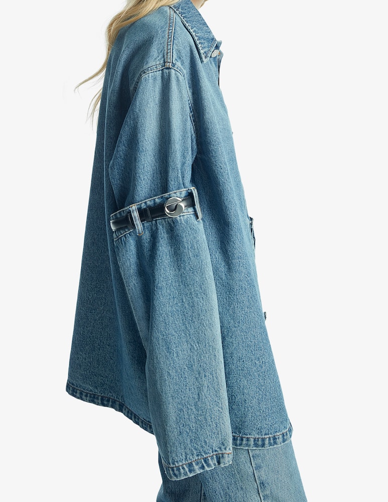 Coperni Giacca in denim con gomito aperto - immagine 4 Coperni Giacca in denim con gomito aperto - immagine 4