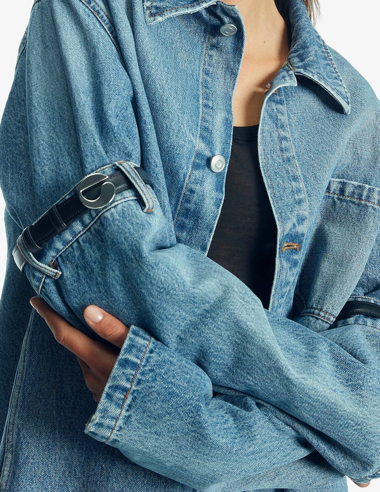 Coperni Giacca in denim con gomito aperto - immagine 5 Coperni Giacca in denim con gomito aperto - immagine 5