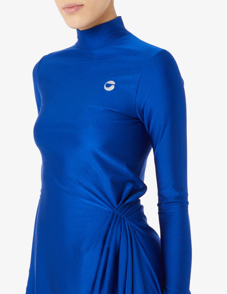 rinascente Coperni Miniabito drappeggiato a collo alto