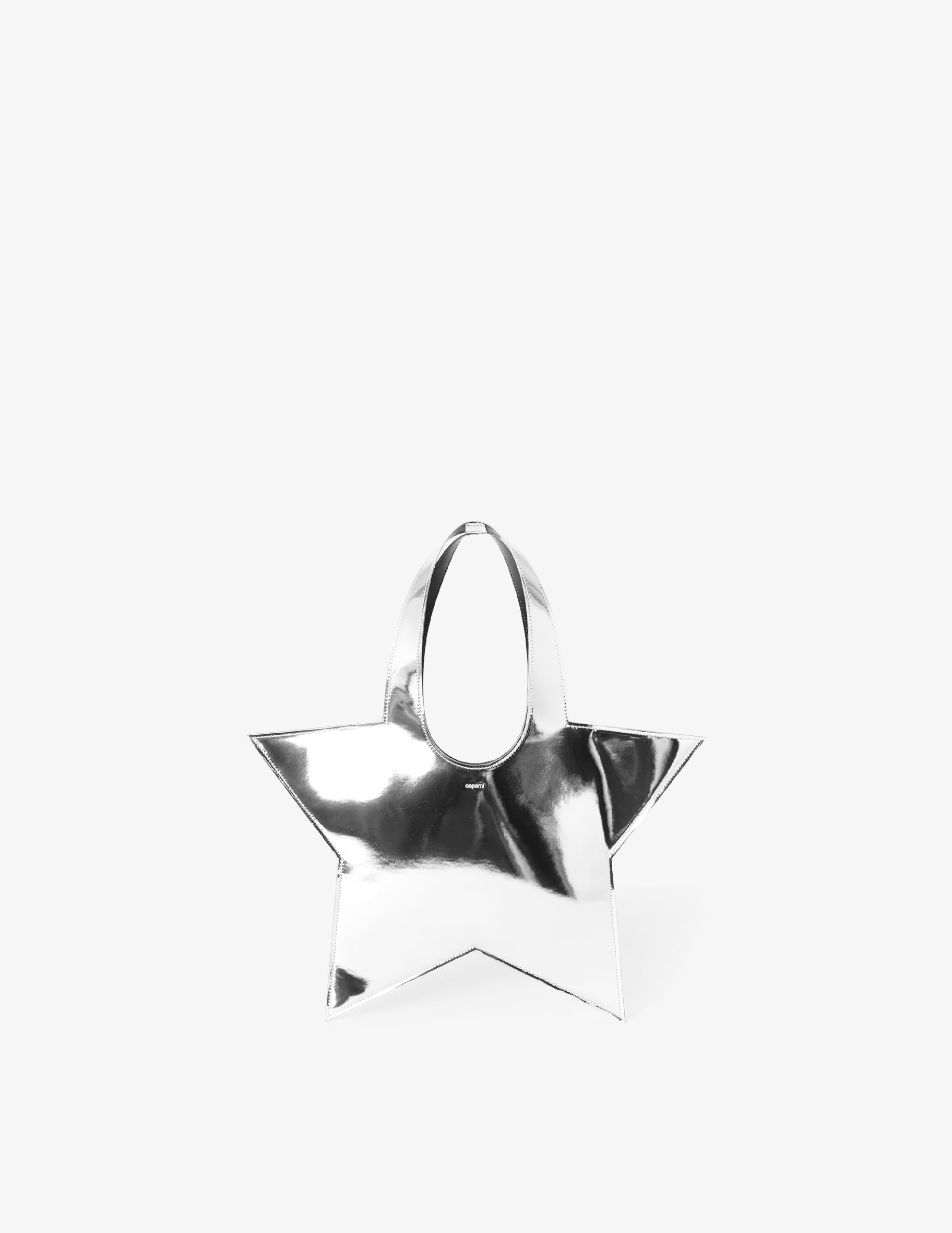 Shop Coperni Mirrored star tote bag on Rinascente