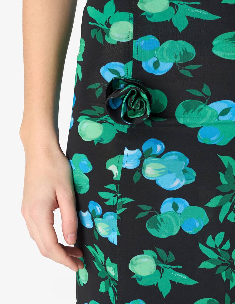 rinascente Coperni Floral asymmetric midi skirt