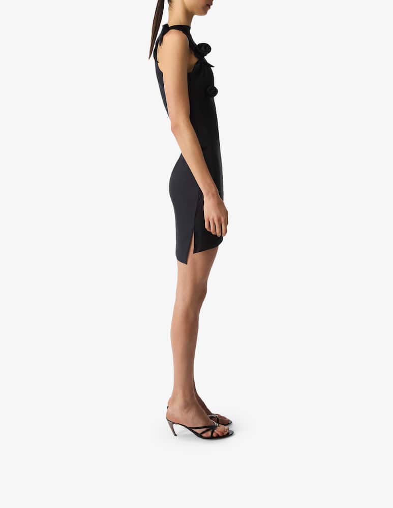 Coperni Vestito corto asimmetrico con fiori - immagine 2 Coperni Vestito corto asimmetrico con fiori - immagine 2
