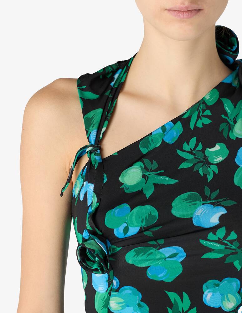 rinascente Coperni Top asimmetrico floreale