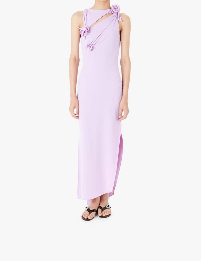 rinascente Coperni Abito lungo asimmetrico con fiori