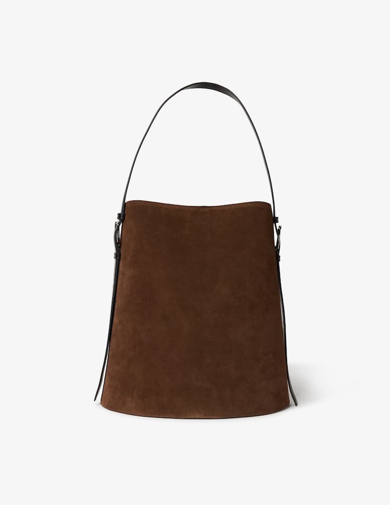 rinascente Coperni Shopper ergonomica in suede