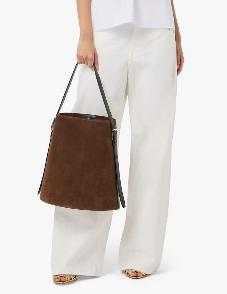 rinascente Coperni Shopper ergonomica in suede