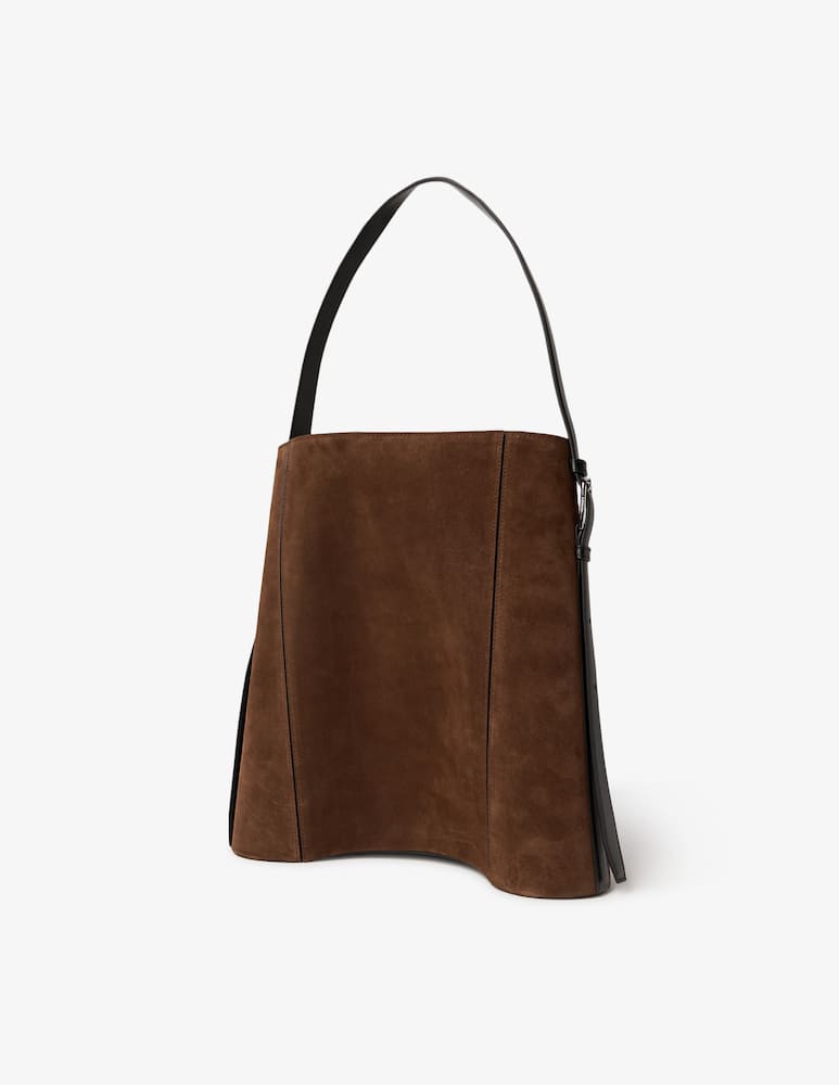 rinascente Coperni Shopper ergonomica in suede
