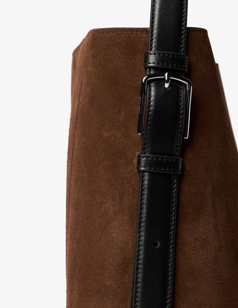 rinascente Coperni Shopper ergonomica in suede