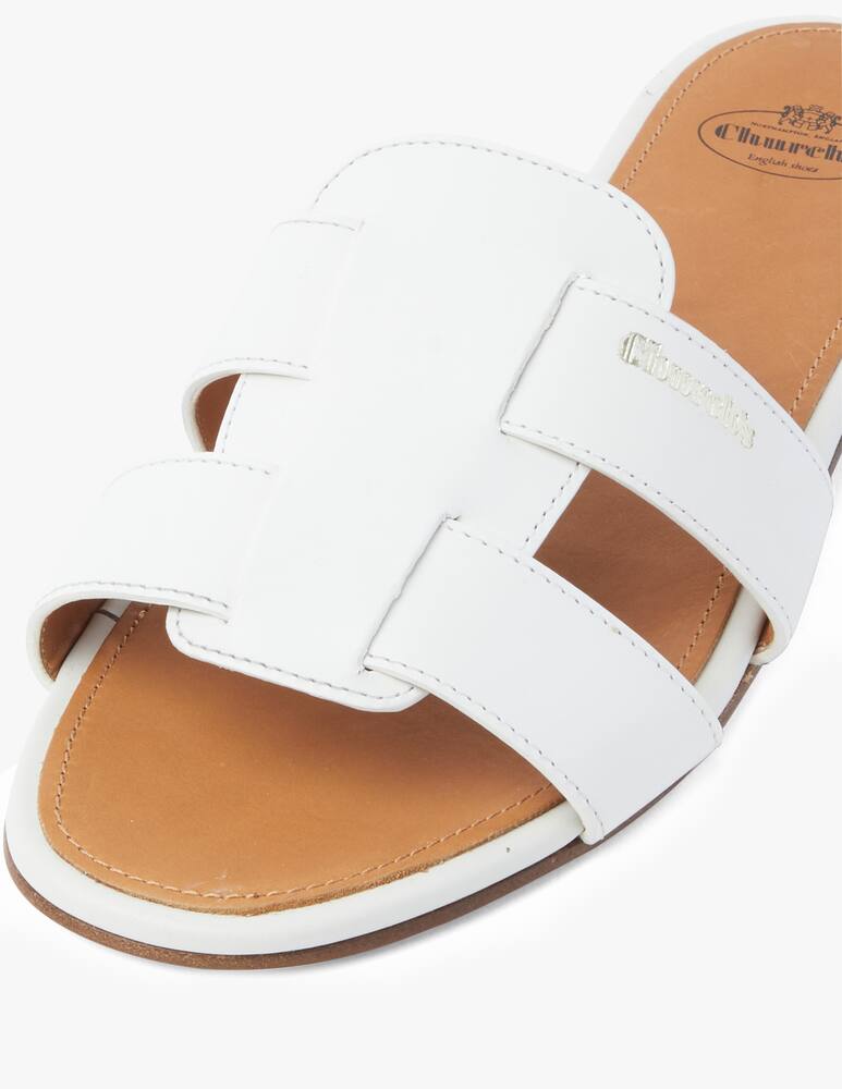 rinascente Church's Dee Dee leather flat sandals - white