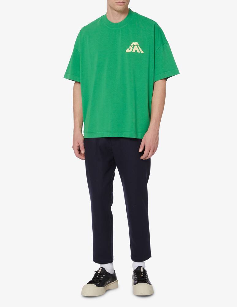 rinascente Bonsai Maglietta oversize logo - Verde