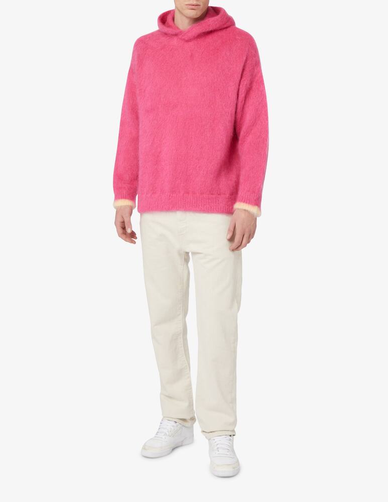 rinascente Bonsai Maglia con cappuccio in mohair - Viola