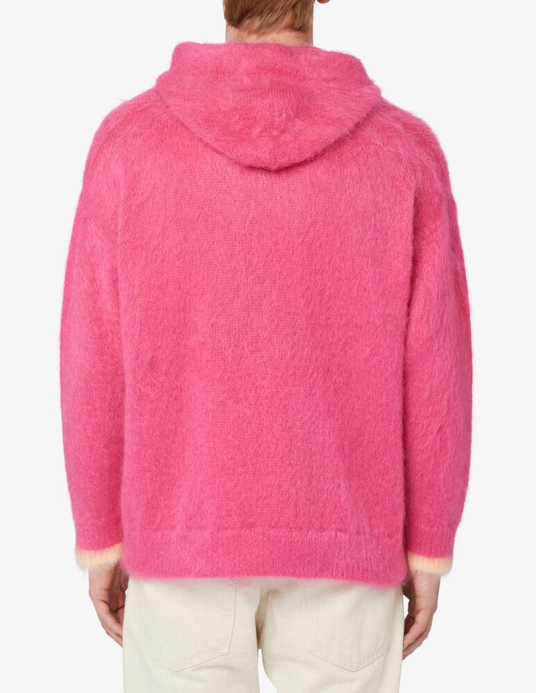 rinascente Bonsai Maglia con cappuccio in mohair - Viola