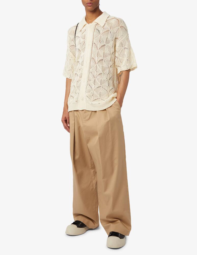 rinascente Bonsai Keyhole knit shirt 