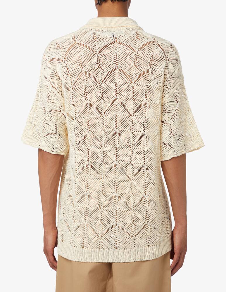 rinascente Bonsai Keyhole knit shirt 