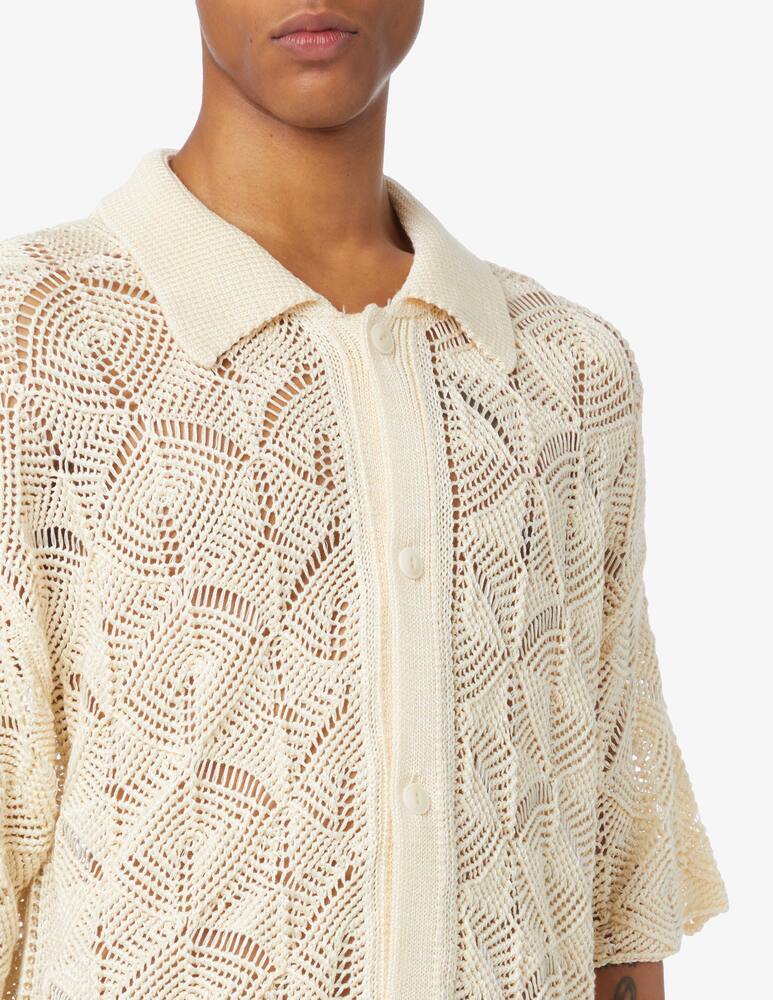 rinascente Bonsai Keyhole knit shirt 