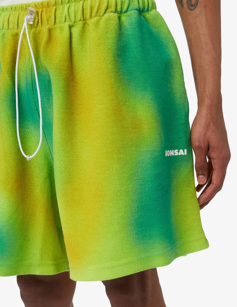 rinascente Bonsai Spray dyed basket shorts 