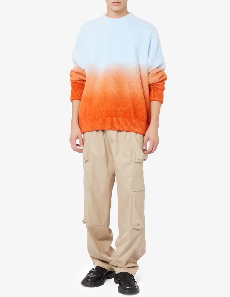 rinascente Bonsai Felpa girocollo knit sunset degrade oversize fit