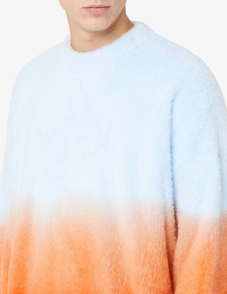 rinascente Bonsai Felpa girocollo knit sunset degrade oversize fit