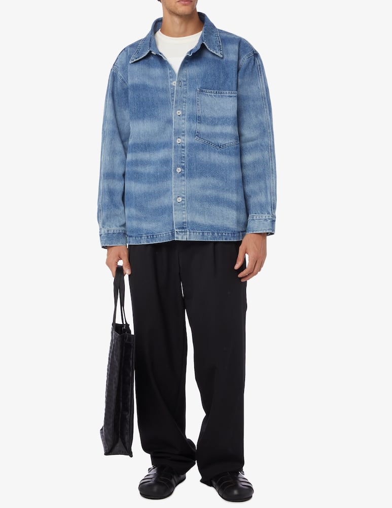 Bonsai Camicia in denim laser dyed - immagine 2 Bonsai Camicia in denim laser dyed - immagine 2