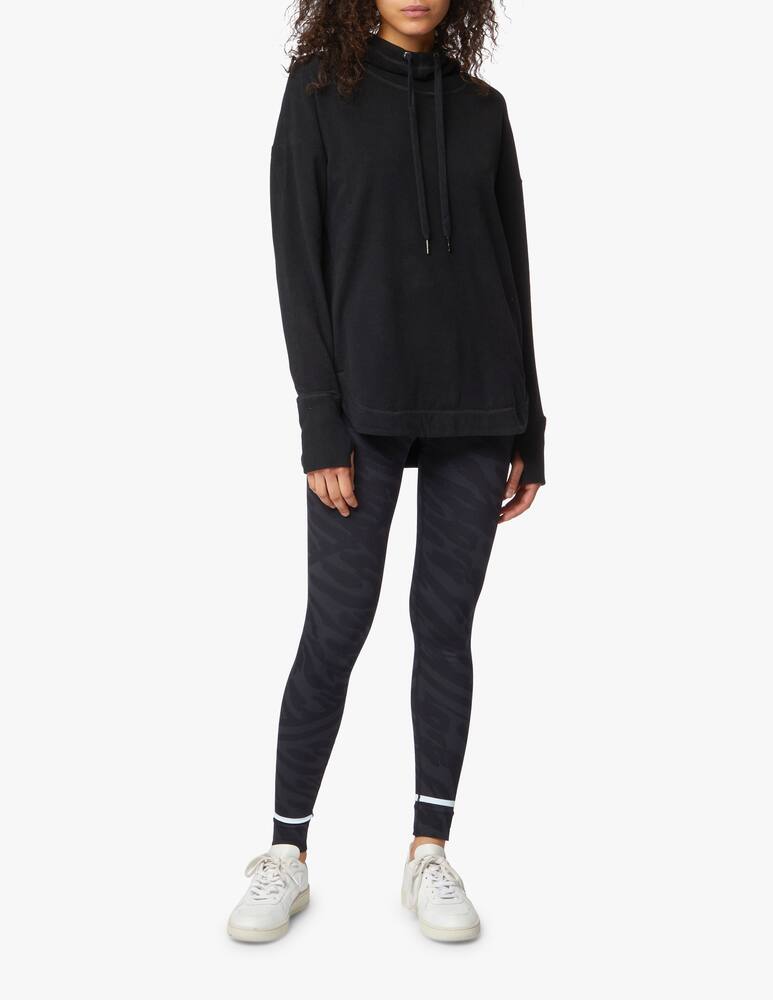 rinascente Sweaty Betty Felpa con cappuccio in pile Escape Luxe - nero