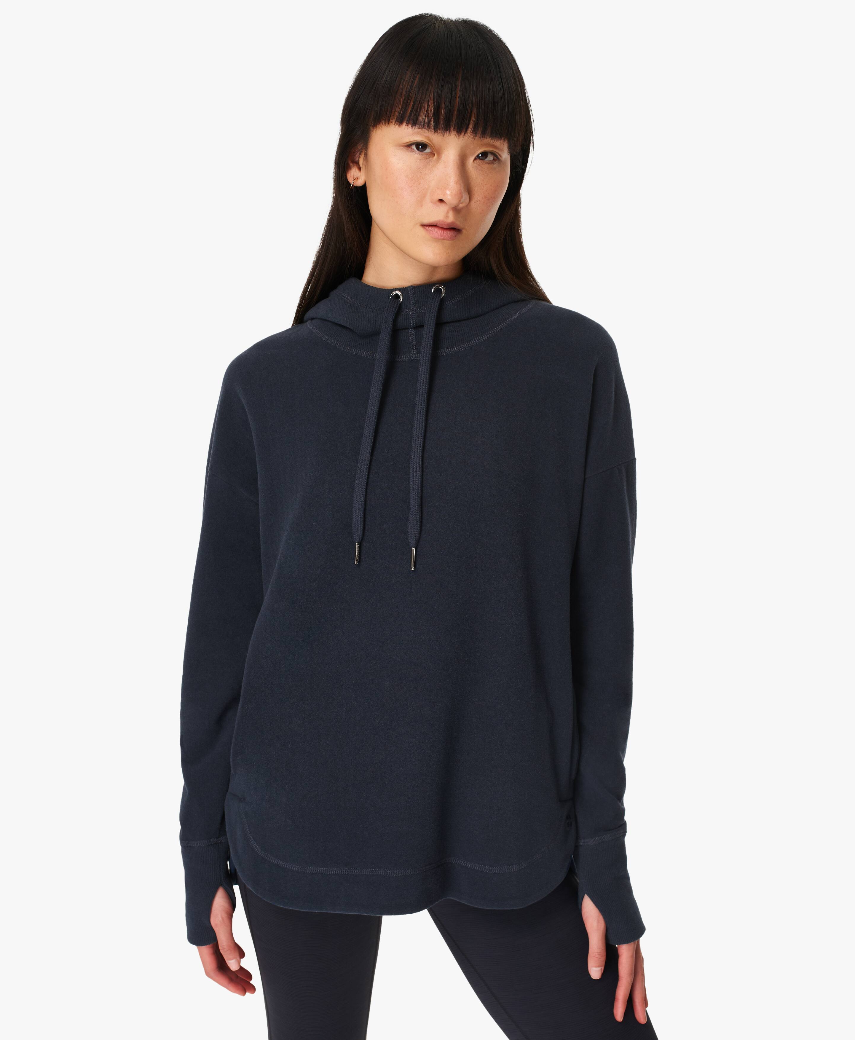SALT LIFE Felpa Con Cappuccio Donna Let It Go – Maniche Lunghe, Vestibilità Classica, Cotone E Poliestere, Grigio - 4