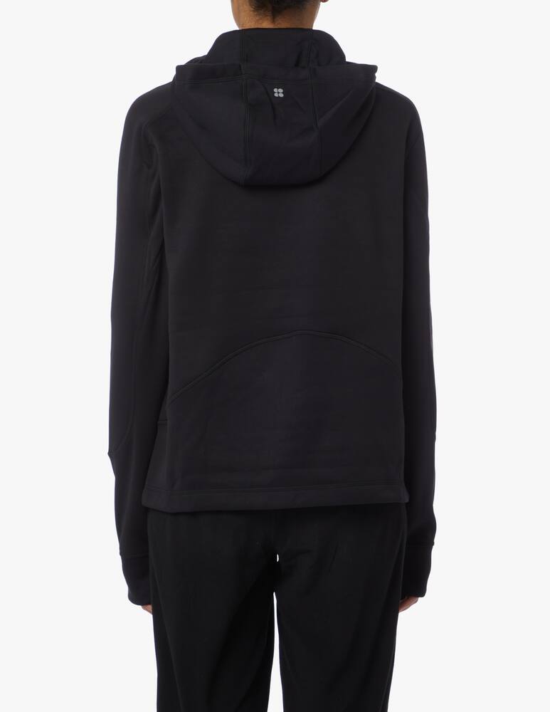 rinascente Sweaty Betty Felpa da corsa con cappuccio Sprinter - nero